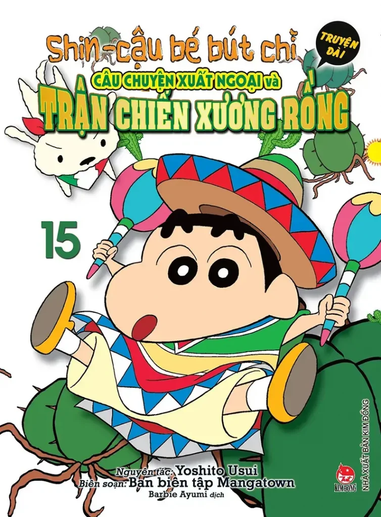 Ảnh bìa Shin - Cậu bé bút chì - Truyện dài - Tập 15